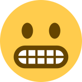 Gezicht met grimas - Twitter / X