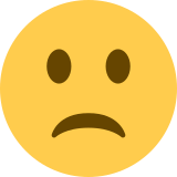 Licht fronsend gezicht - Twitter / X