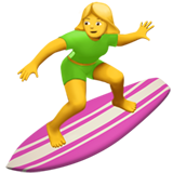 vrouwelijke surfer