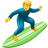 mannelijke surfer
