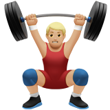 mannelijke gewichtheffer: lichtgetinte huidskleur