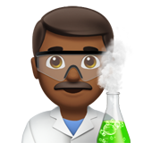 mannelijke wetenschapper: donkergetinte huidskleur