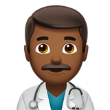 mannelijke gezondheidsmedewerker: donkergetinte huidskleur
