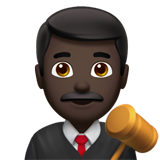 mannelijke rechter: donkere huidskleur