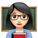 docente: lichte huidskleur