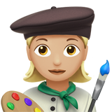 kunstenares: lichtgetinte huidskleur