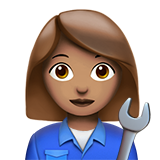 monteuse: getinte huidskleur