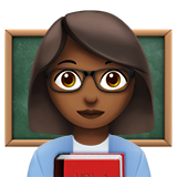 docente: donkergetinte huidskleur