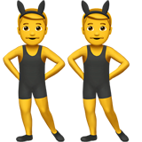 mannen met konijnenoren