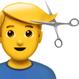 man die wordt geknipt