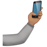 selfie: getinte huidskleur