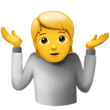 Schouderophalen emoji