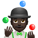 man die jongleert: donkere huidskleur