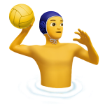 man die waterpolo speelt