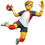 man die handbal speelt