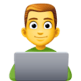 Mannelijke technoloog - Facebook