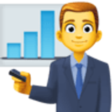 Mannelijke kantoormedewerker - Facebook