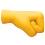 Naar rechts gerichte vuist - Facebook