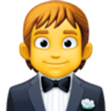 Persoon in smoking - Facebook