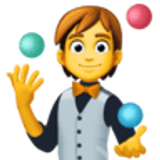 Persoon die jongleert - Facebook