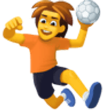 Persoon die handbal speelt - Facebook