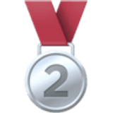 Medaille 2e plaats - Facebook