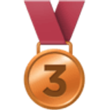 Medaille 3e plaats - Facebook