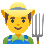 Mannelijke boer - Noto Color Emoji