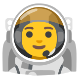 Mannelijke astronaut - Noto Color Emoji