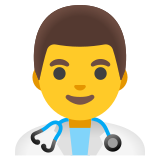 Mannelijke gezondheidsmedewerker - Noto Color Emoji