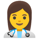 Gezondheidsmedewerkster - Noto Color Emoji