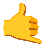 Bel me-gebaar - Noto Color Emoji