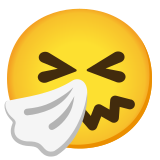 Niezend gezicht - Noto Color Emoji