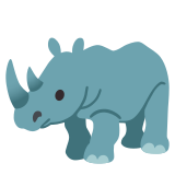 Neushoorn - Noto Color Emoji