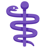 Asclepius staf Emoji