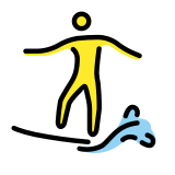 Mannelijke surfer - OpenMoji