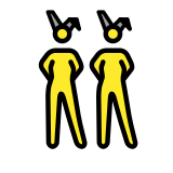 Vrouwen met konijnenoren - OpenMoji