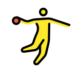 Persoon die handbal speelt - OpenMoji