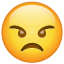 Boze emoji U+1F620 Boze emoji U+1F620