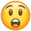Verbaasde emoji U+1F632 Verbaasde emoji U+1F632