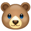 Beer gezicht emoji U+1F43B Beer gezicht emoji U+1F43B