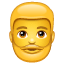 Man met baard U+1F9D4 Man met baard U+1F9D4