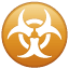 Biologisch gevaar symbool U+2623 Biologisch gevaar symbool U+2623