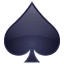 Schoppen emoji U+2660 Schoppen emoji U+2660