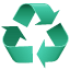 Recycling emoji U+267B Recycling emoji U+267B