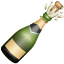 Champagnefles emoji U+1F37E Champagnefles emoji U+1F37E