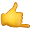 Bel me hand emoji U+1F919 Bel me hand emoji U+1F919