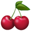 Kersen emoji U+1F352 Kersen emoji U+1F352