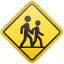 Let op kinderen teken U+1F6B8 Let op kinderen teken U+1F6B8