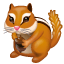 Eekhoorntje U+1F43F Eekhoorntje U+1F43F